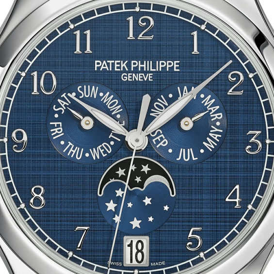 Patek mavi çelik saat Patek mavi çelik saat